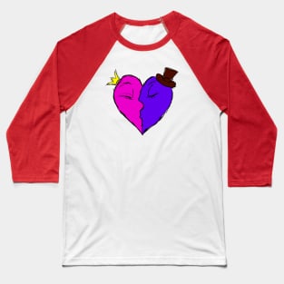 Colorful heart valentines day Baseball T-Shirt